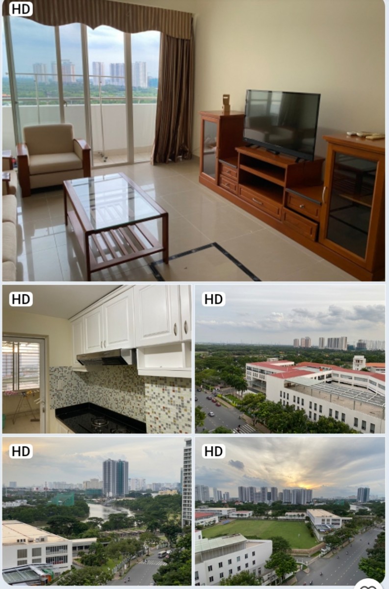 Chuyên cho thuê CH Grand View, 118m2, 3PN. View đẹp, nhà đẹp.