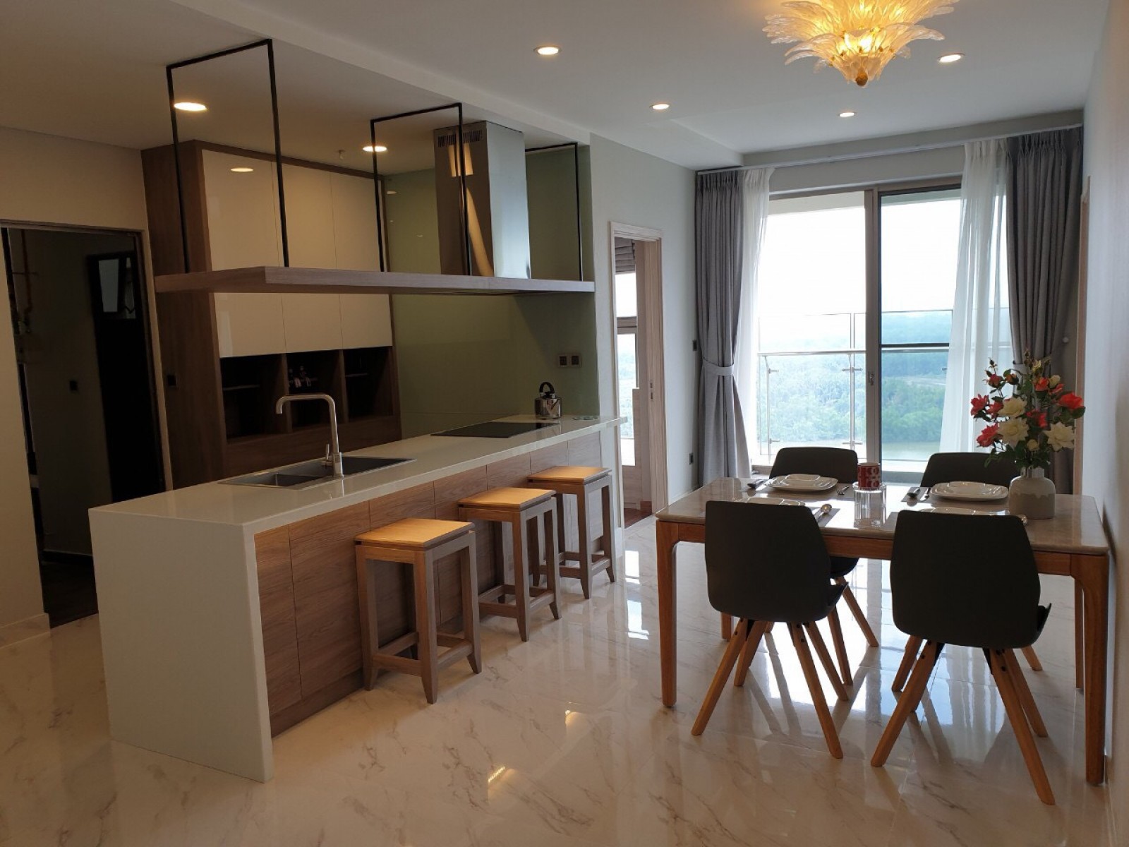Cần cho thuê nhanh căn hộ Penhouse Nam Phúc - Le Jardin, PMH, Q7 giá rẻ nhà đẹp mới LH: 0902857558 THANH PHONG.