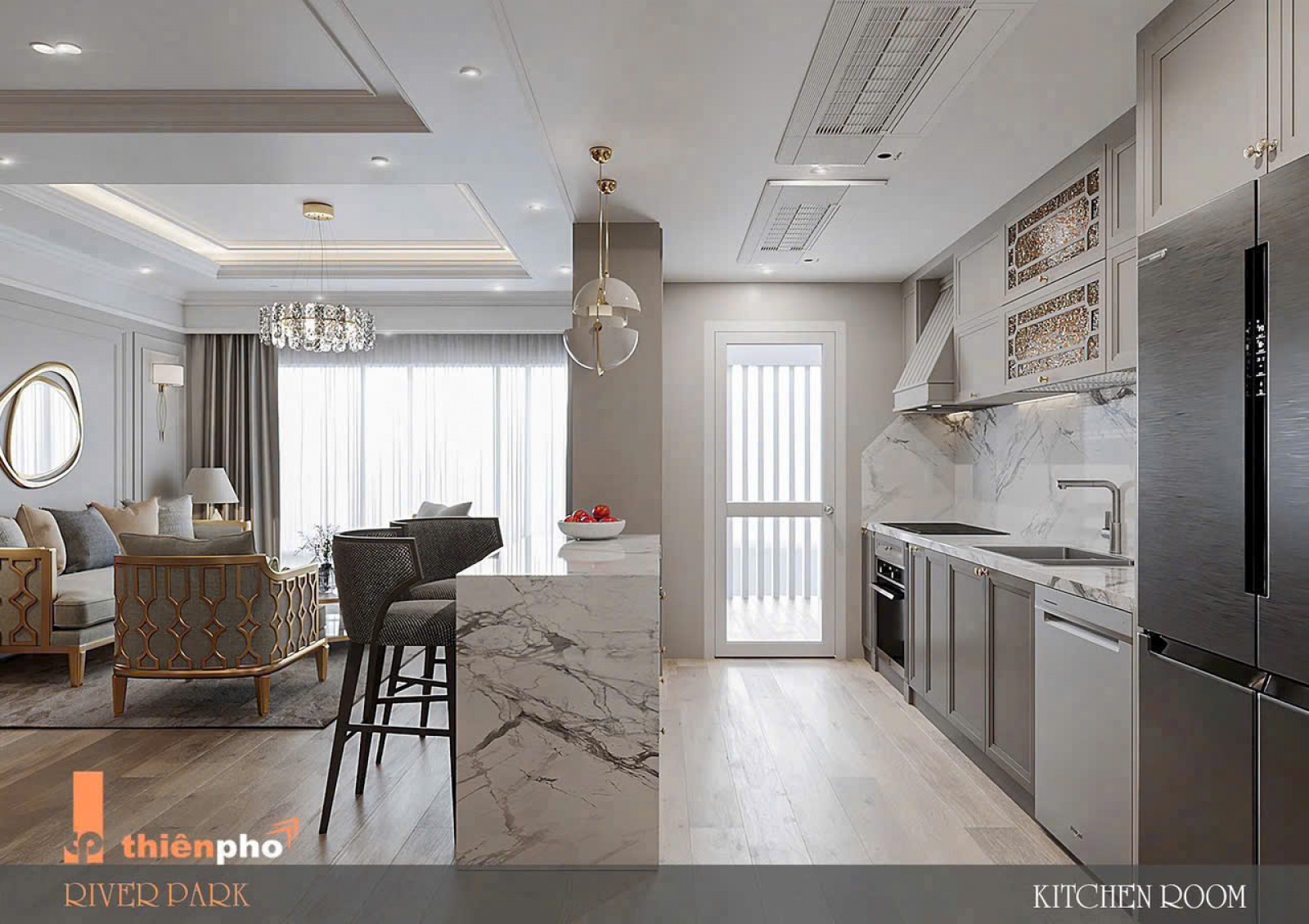 Bán gấp căn hộ Riverpark Premier 123m2, căn góc View Quận 1 cực thoáng - 12387